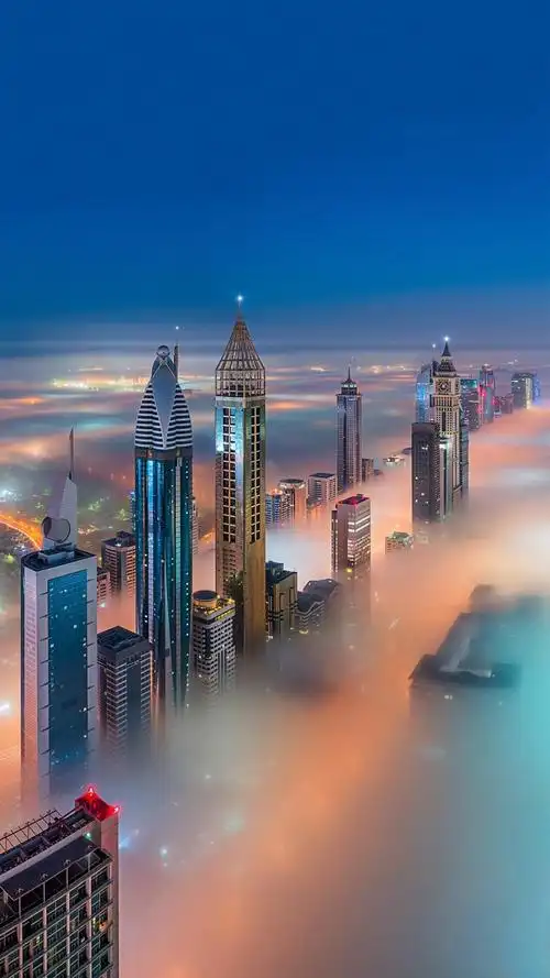 的上帝视角看迪拜,上帝,视角,迪拜, 标签:夜景建筑风景建筑城市设计