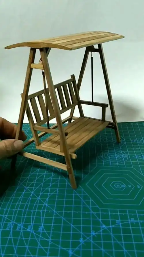 牛郎织女荡秋千,竹艺秋千制作教程!