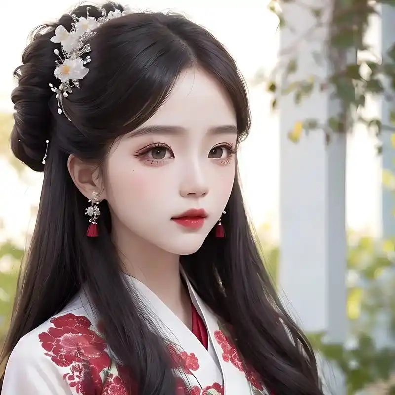 古风红装女孩头像‖#优质头像 #女生头像 #高清头像 #高级 - 抖音