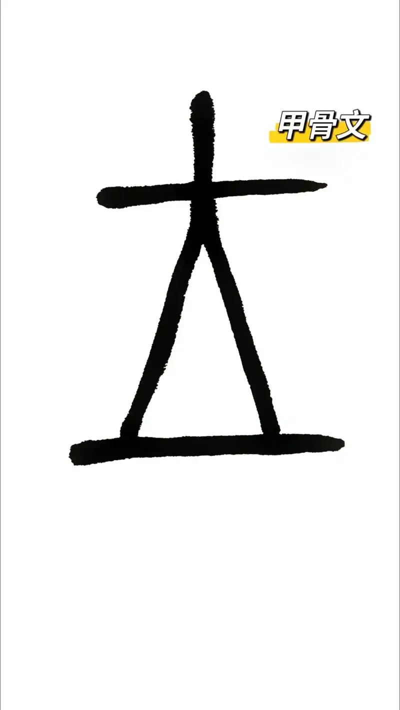 说文解字:王,象形字.甲骨文象下砍的大斧形 - 抖音