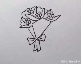 手捧花怎么画,如何画一束手捧花?