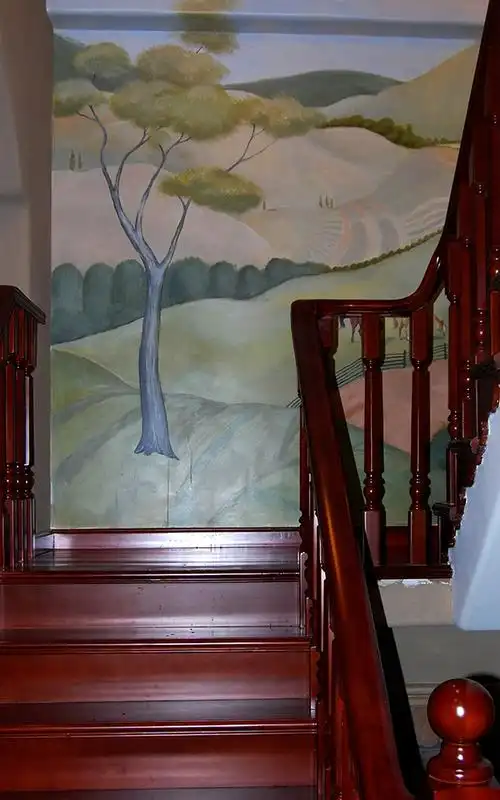 项目:楼梯间风景壁画