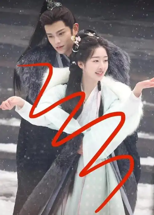 明星大片,狂欢雪中,网友赞李沁吴谨言