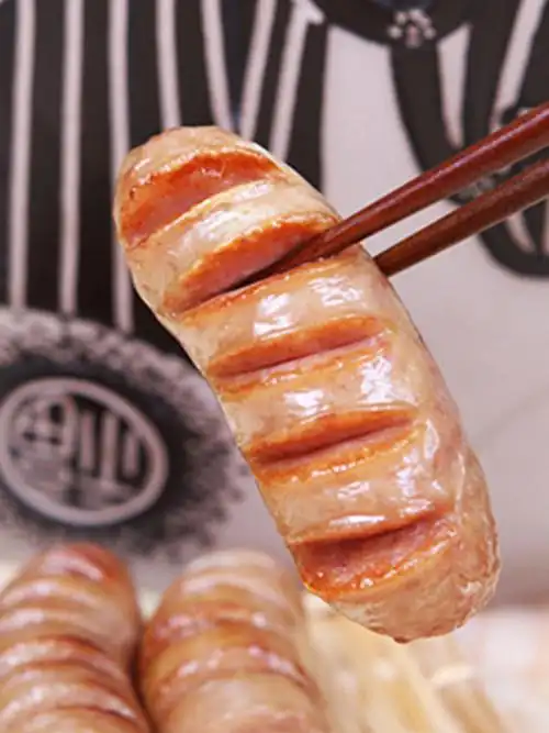 坚韧有弹性香醇美味台湾风味黑胡椒烤肠