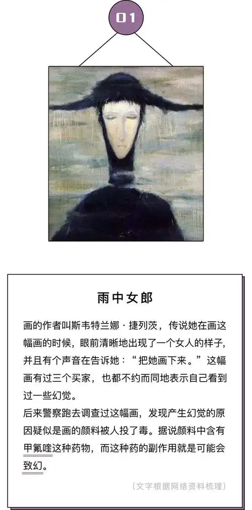 我就挑流传最广的讲了时间有限估计有好几幅都是用来凑数的恐怖如斯