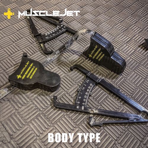 专业健身三围测量尺子皮体脂钳胸围腿围皮褶厚度计维度夹腰臀臂围