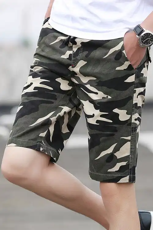 裤子男士短裤工装裤休闲裤新款韩版潮流束脚男生男装小脚百搭夏季