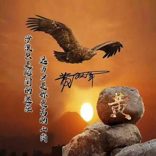 你该换个微信头像了,雄鹰展翅鹏程万里姓氏头像,喜欢请带走