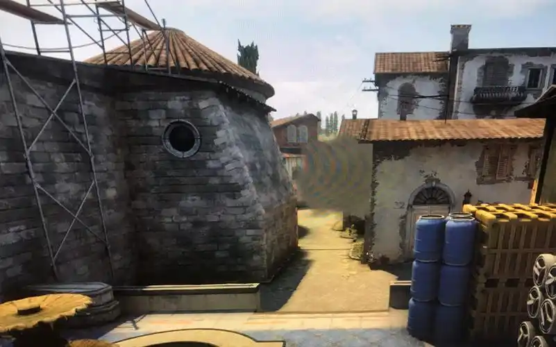 csgo炼狱小镇单人封花坛烟