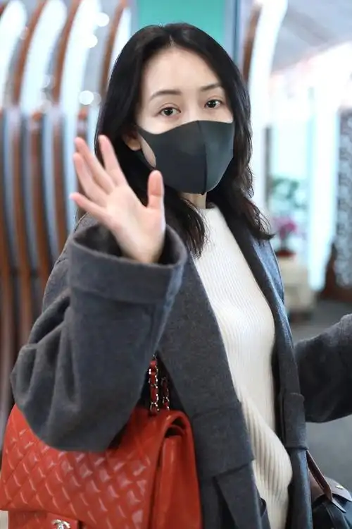 王鸥素颜出镜肌肤白皙大方任拍