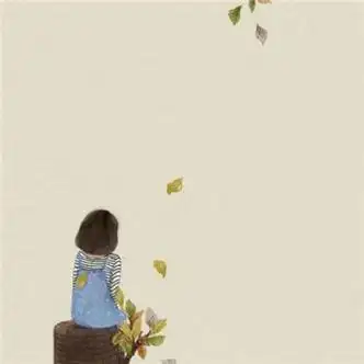落叶一个人伤感背影图片头像高清落叶中一个人伤感背影头像