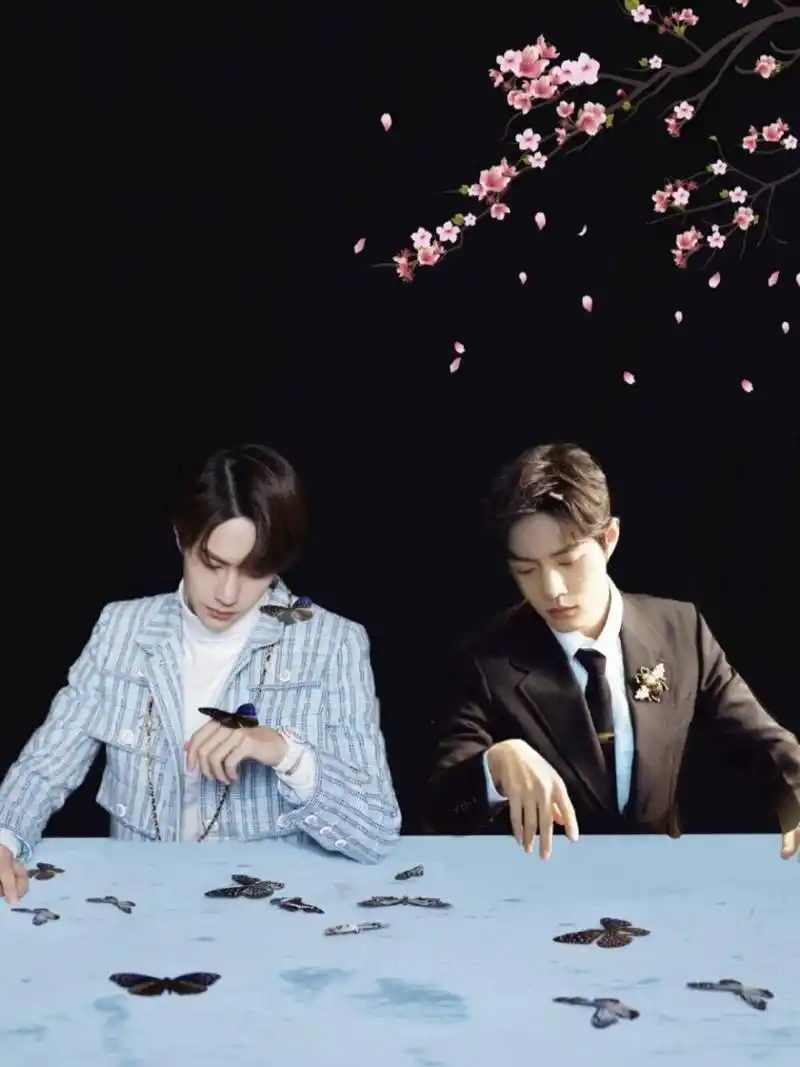 肖战王一博壁纸11566‖博君一肖 他来了 他们来了 来了来了来了