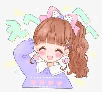 可爱小清新,人物,手绘,唯美,卡通