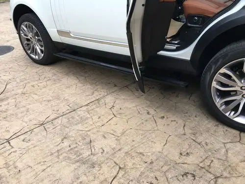 路虎揽胜电动脚踏板 揽胜隐形自动收缩侧踏板 豪车必备舒适上下车