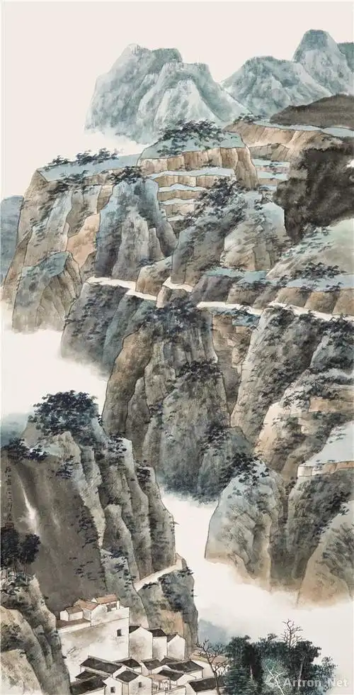 "山水清音——庄小雷,郭宝君,买鸿钧,刘旭中国画作品展"亮相国家大