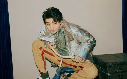 王俊凯复古俏皮高清桌面壁纸