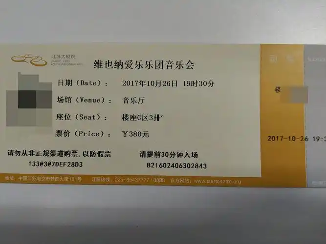 【江苏大剧院】维也纳爱乐乐团音乐会门票