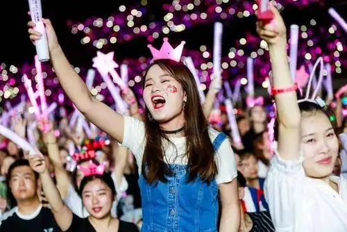 周杰伦演唱会女粉丝手拿"小公举"手牌 激动亲吻邻座男友