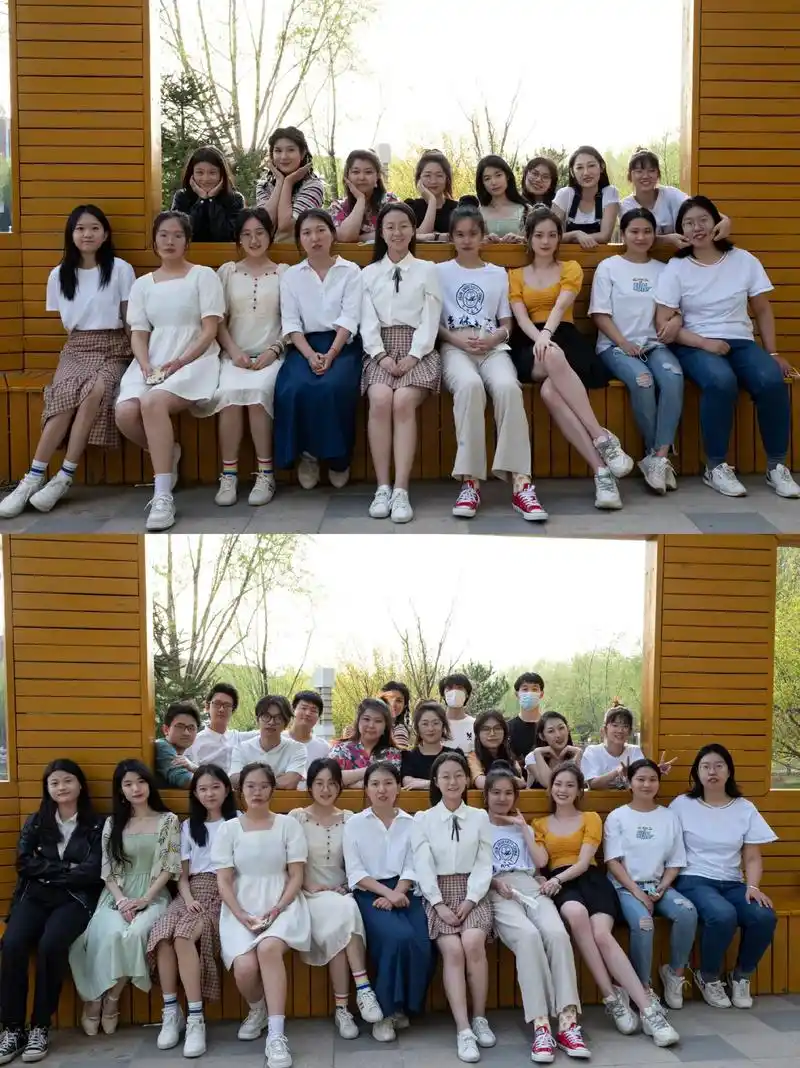 还有机会穿着学士服照一张全班都在的合影吗?#校园 #学生 # - 抖音