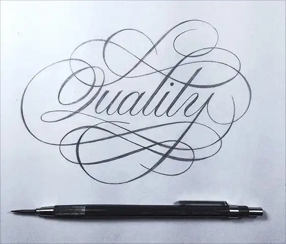 christophercraig漂亮的手写花体字设计2