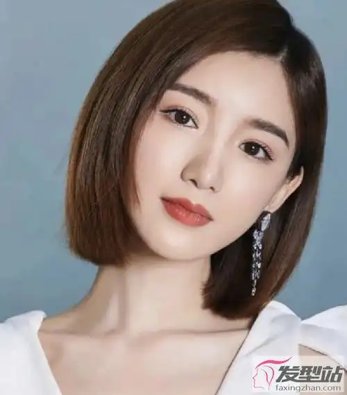 知性干练职场短发 懒人发型免打理--sms580