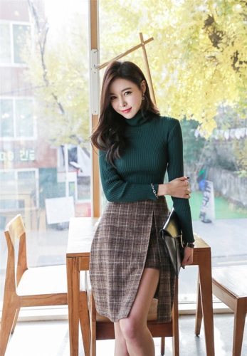 最新冬装时尚搭配街拍秀-韩版女装穿搭术