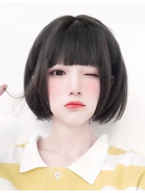 波波头假发气质网红波波头假发女生发型可爱时尚短发潮流假发女