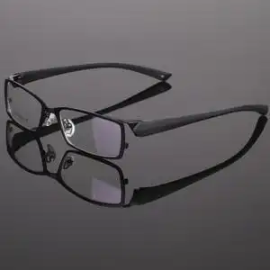 钛合金眼镜架男全框大脸图片