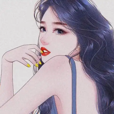 手绘可爱女人味头像 手绘头像图片大全 -【爱个性】