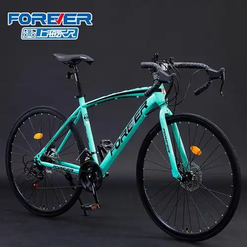 永久牌公路自行车便超快破风赛车变速死飞弯把竞速男女大人车视频