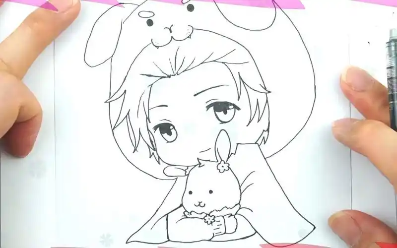 【手绘动画】临摹斗罗大陆人物,史莱克七怪之奥斯卡漫画q版简笔画