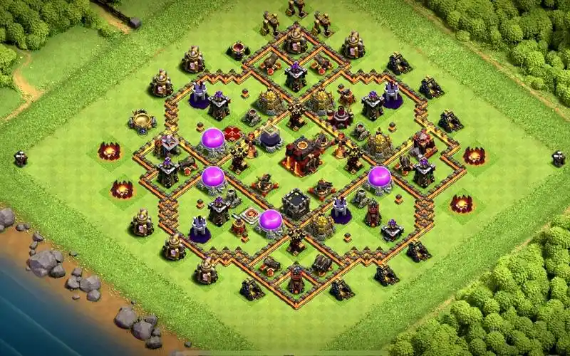 【部落冲突阵型分享】分享20个10本国际服阵型(五月份第2次)