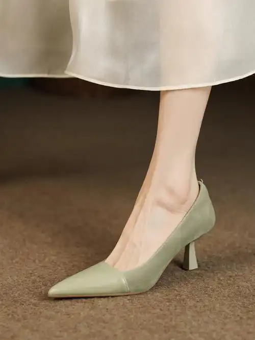 气质通勤简约百搭高跟鞋舒适好走超好穿