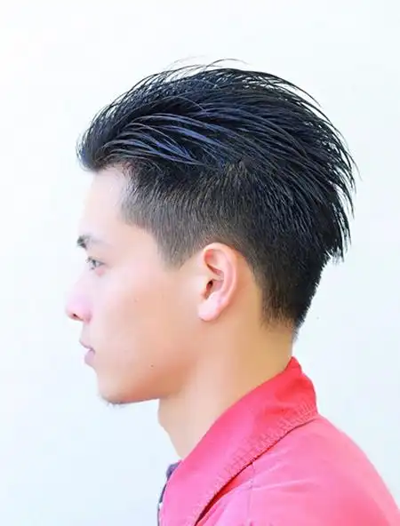 改良版小背头潮男发型图,背头图片,发型图片