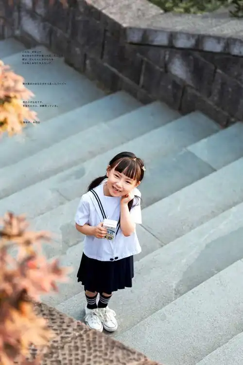 峰的儿童摄影作品《清新小可爱》