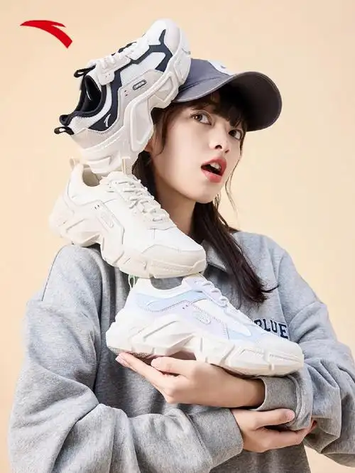 关晓彤同款安踏兔子鞋丨老爹鞋女鞋2022