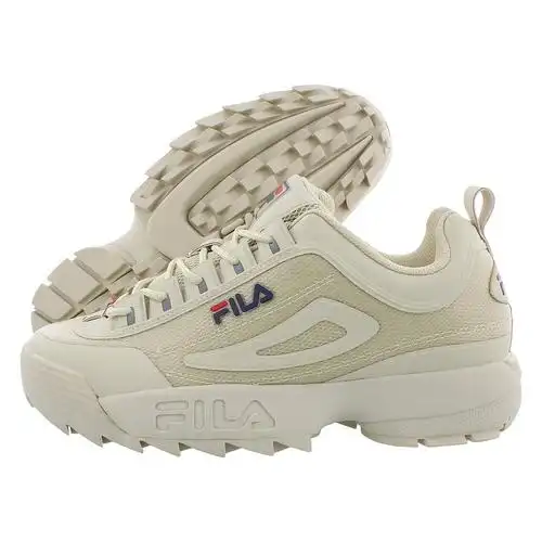 美国直邮fila斐乐男士米色网面厚底休闲休闲运动运动休闲鞋
