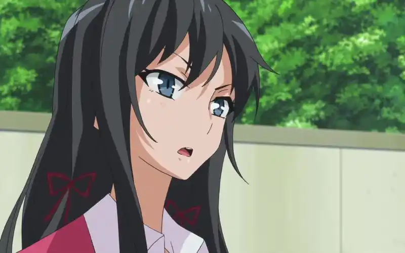 雪乃  脸红 双马尾镜头