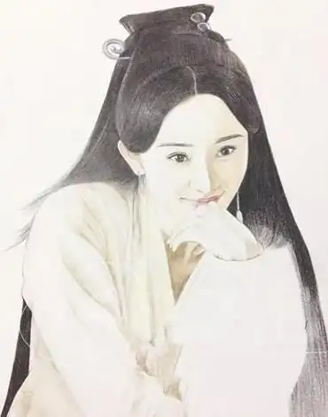 简笔画人物公主古代白浅