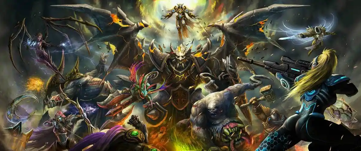 风暴英雄角色大全3440x1440壁纸