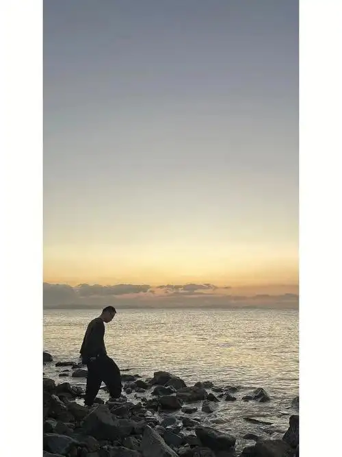 面对大海我很平静