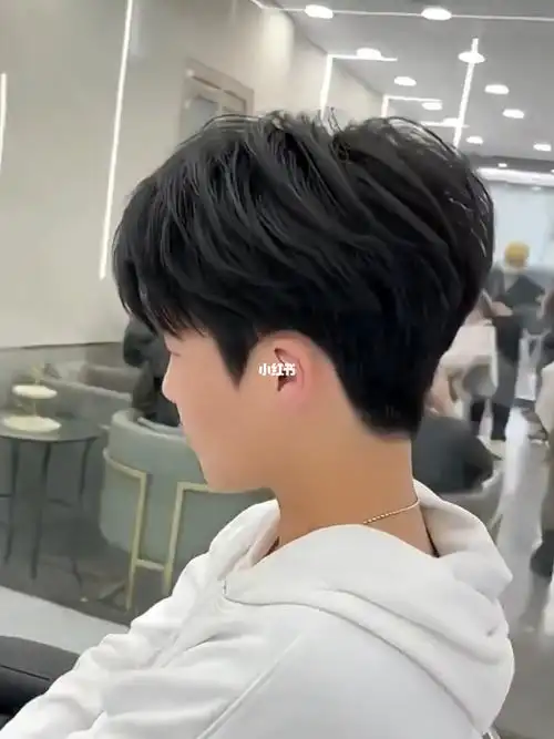 男士发型韩式气垫纹理烫