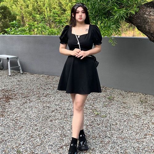 登页胖妹妹夏季连衣裙子夏天矮小个子微胖女生穿搭加大码300斤微胖mm