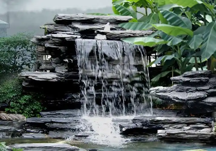 微型假山瀑布