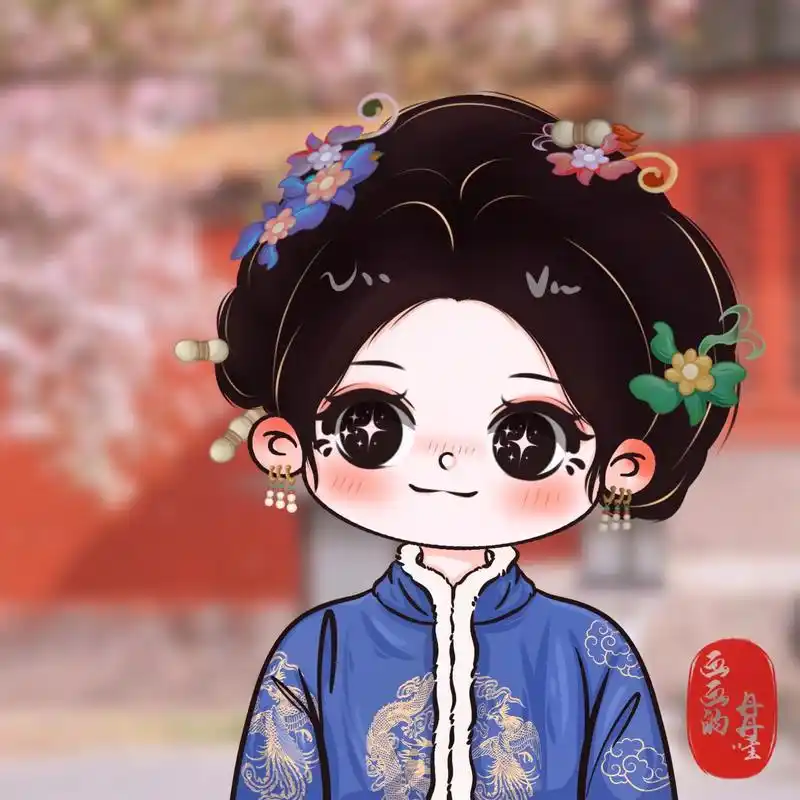 手绘卡通头像之杨颖.今日画的是baby哟~三种背景哪个好看呀 - 抖音