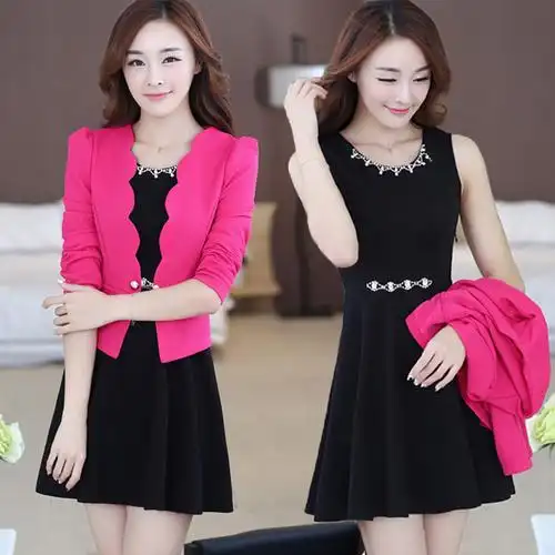 春秋装中年少妇女装春天上衣服装两件套装裙子秋天30到40岁25至35