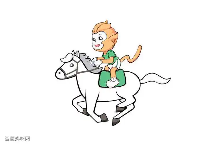 十四运吉祥物简笔画——金丝猴·金金-图1