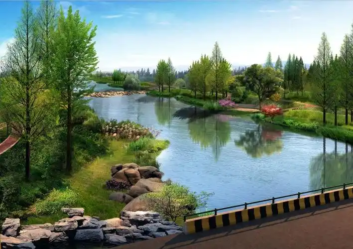 黄岛苑庄河河道景观设计