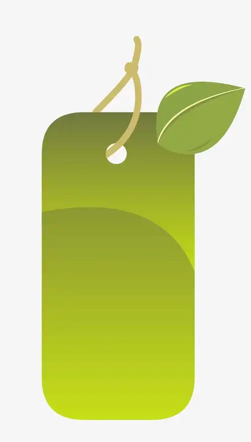 树叶标签免抠素材免费下载_觅元素51yuansu.com