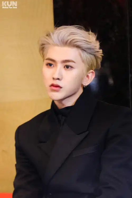 蔡徐坤银发背头